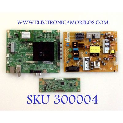 KIT DE TARJETAS TV VIZIO / MAIN 756TXFCB06K0010 715G7740-M01-B00-005T / T-CON 1074A 47-6021051 / FUENTE ADTVF1208AC4 715G7364-P02-002-002S / PANEL TPT315B5-FHBN0.K REV:S49P2E / MODELO E32-D1 LTTUUEAS